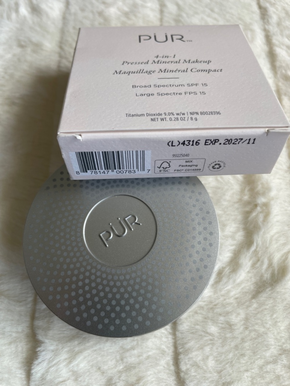 PUR Cosmetics|4-in-1 Pressed Mineral Makeup SPF15|Golden Medium MN5|NIB - Picture 3 of 8